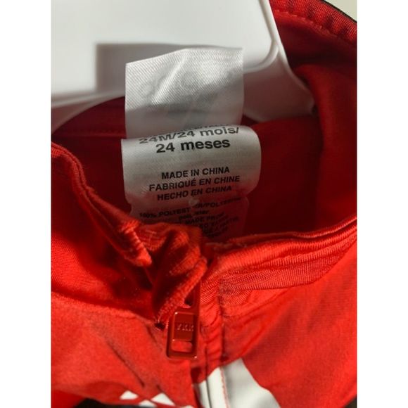 Adidas CONTRAST 3S TRICOT TRACK SET 24 Months - Picture 4 of 4